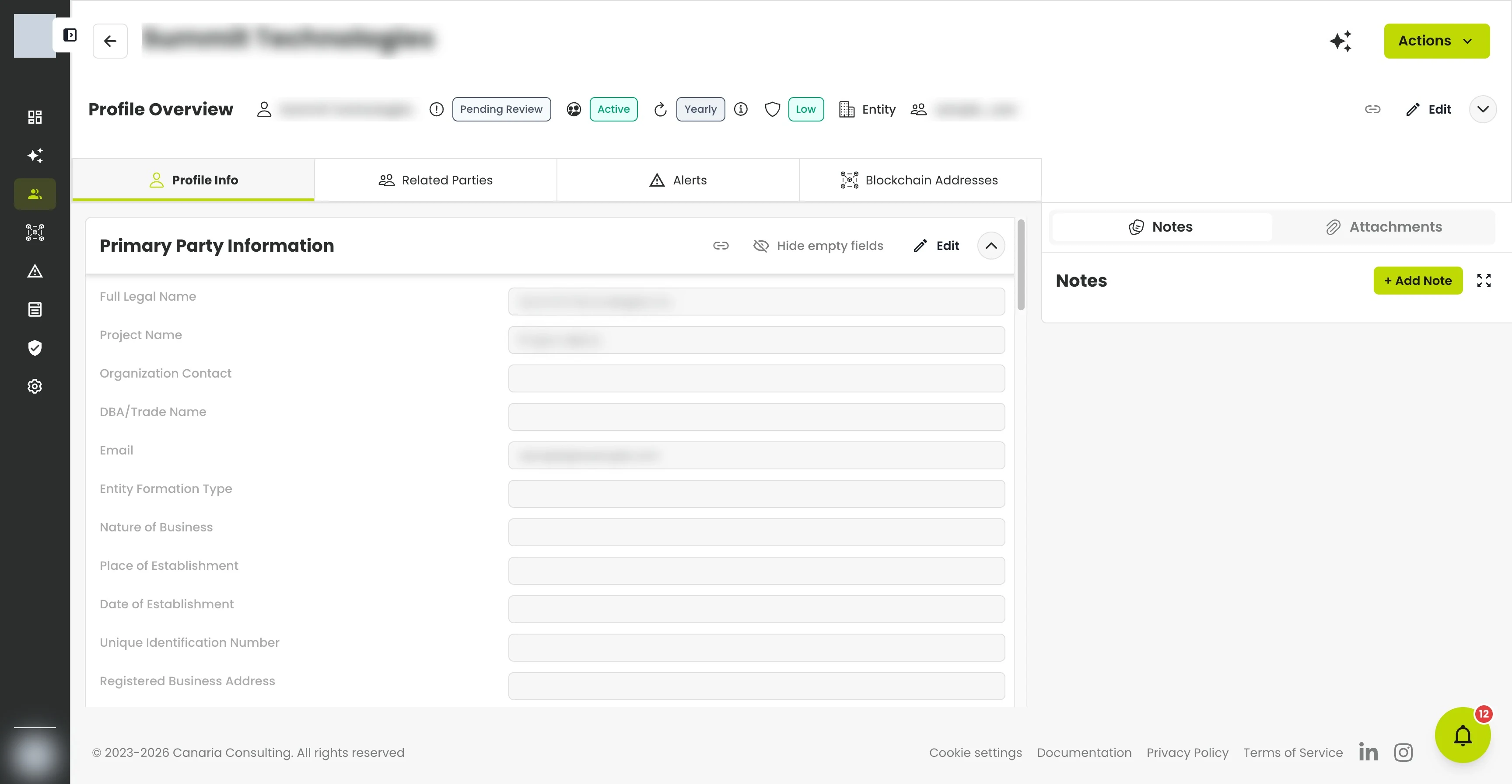 A profile overview